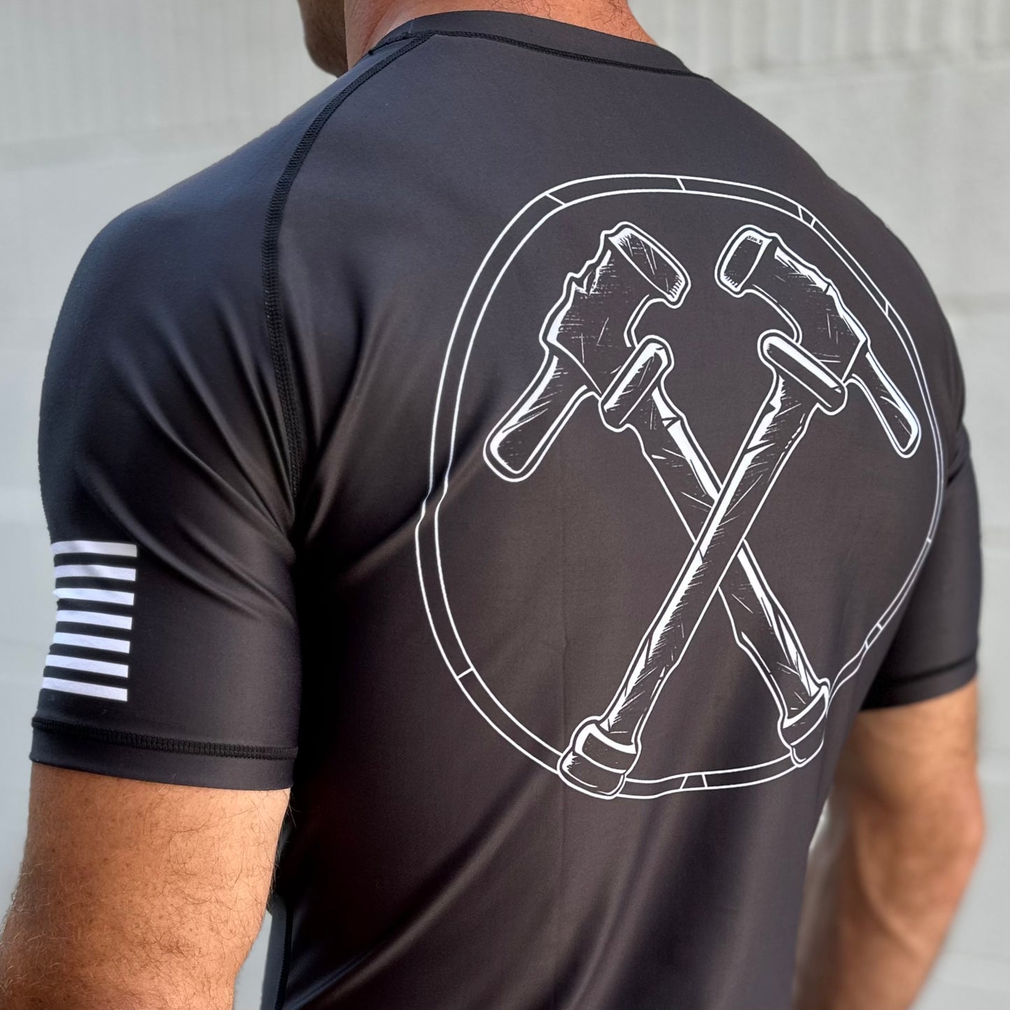 Stay Brutal & Bang Hammers Rashguard