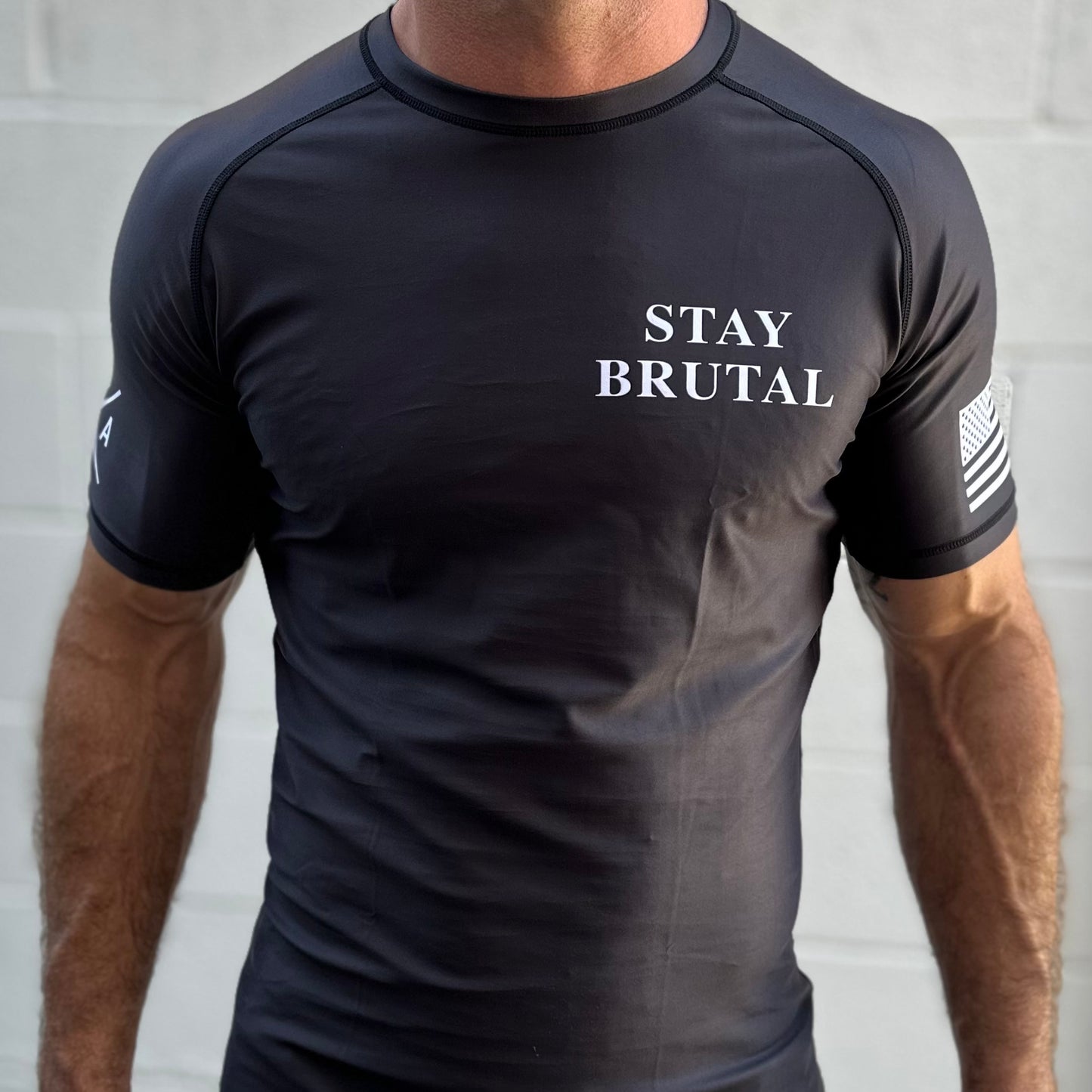 Stay Brutal & Bang Hammers Rashguard