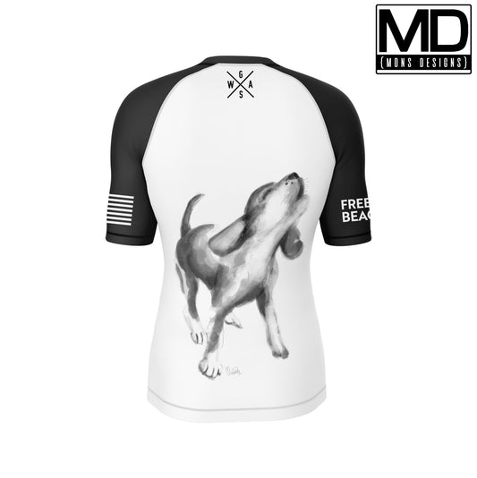 DISCOUNTED Beagle Freedom Rashguards (slightly blemished)